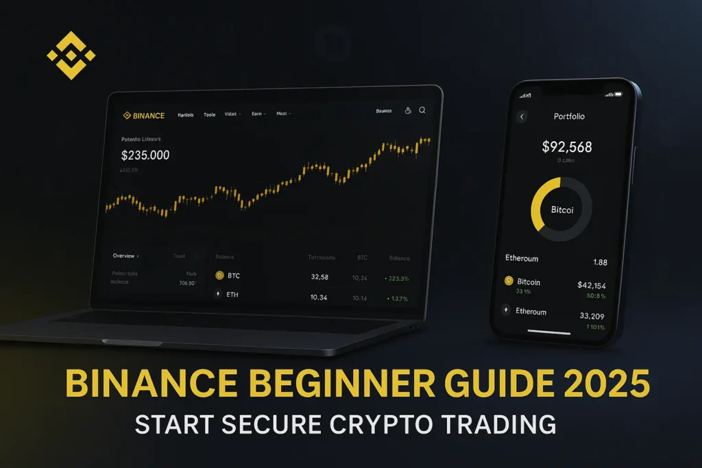 Binance Beginner Guide 2025 – Start Secure Crypto Trading Today